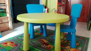 Mesa y 2 Sillas Mamut Infantil