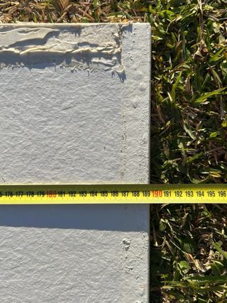 Plato de ducha 190x70cm resina blanco