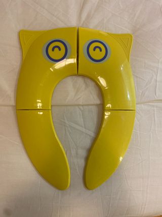 Reductor WC Plegable Infantil Amarillo