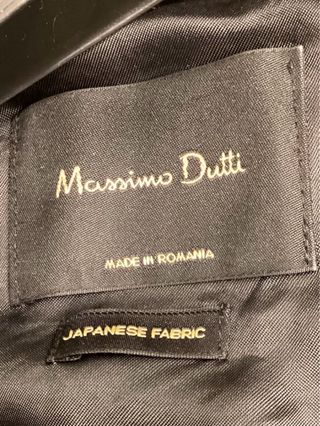 Abrigo Massimo Dutti Negro