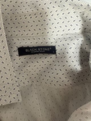 Camicia a fantasia micro puntini