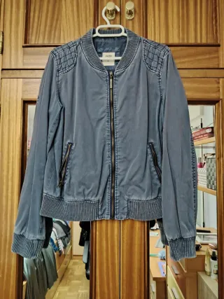 Cazadora Green Coast azul/gris