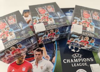 Lote Topps cromos UEFA Champions League 2015 2016