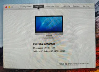 iMac 27 2009 Plata