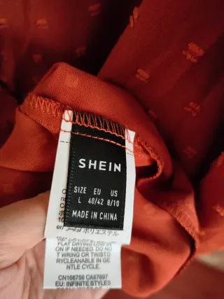 Camisa manga larga, Talla L