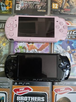 Lote 2 PSP + 14 Videojuegos playstation