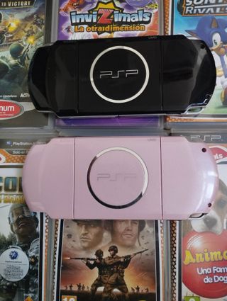 Lote 2 PSP + 14 Videojuegos playstation