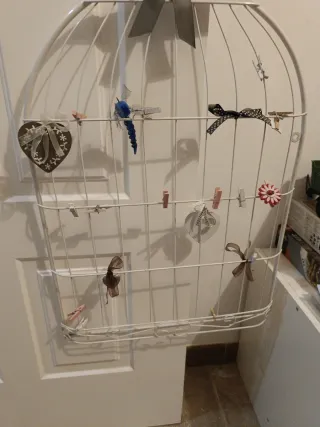 Jaula Decorativa Blanca