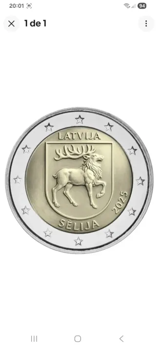 2 € 🇱🇻 LETONIA 2025 *SC *