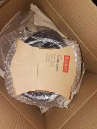 Cafetera Bodum Pour Over 1L Corcho