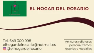 Sagrados Corazones, Rosarios de CRISTAL Surtidos.