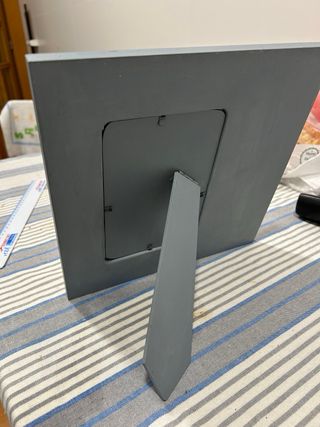 Marco de foto decorado de madera