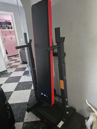 Banco de pesas con maletín de 50kg