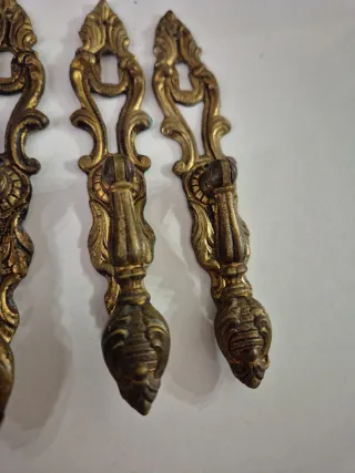 Tiradores Bronce Antiguos (4 unidades)