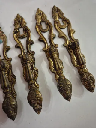 Tiradores Bronce Antiguos (4 unidades)