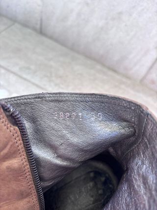 Stivaletti marroni tacco alto