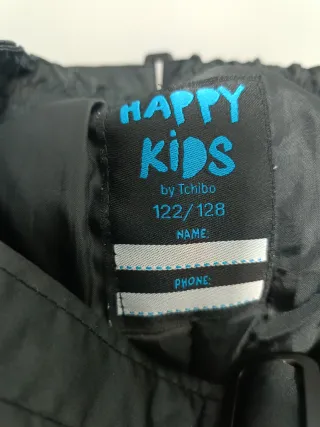 Pantalón de nieve infantil con tirantes