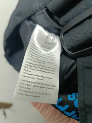 Pantalón de nieve infantil con tirantes