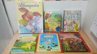 Seis libros con 42 cuentos infantiles por 30 euros