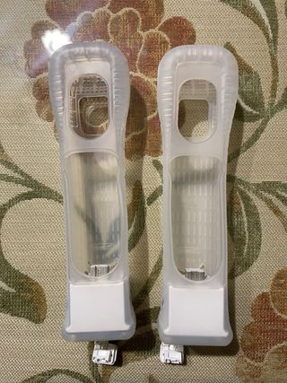 2 x Wii Motion Plus Adaptadores + 2 fundas