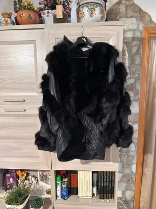 Pelliccia nera di volpe original