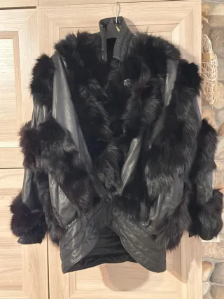 Pelliccia nera di volpe original