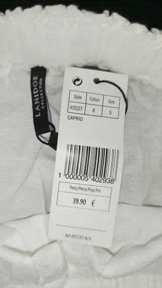 Blusa blanca manga acampanada LANIDOR