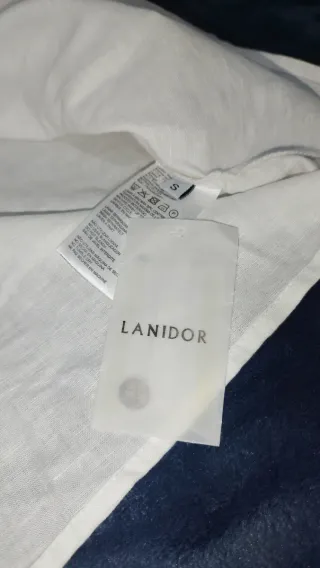 Blusa blanca manga acampanada LANIDOR