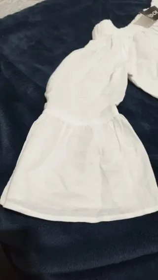 Blusa blanca manga acampanada LANIDOR