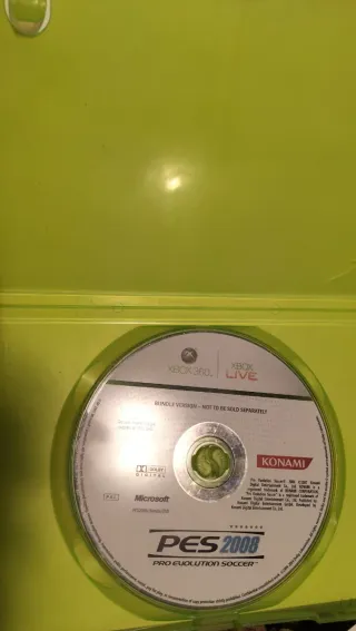 Juego Xbox 360 Pro Evolution Soccer 2008