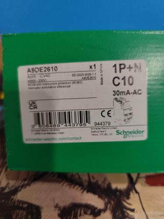 2x Dpn vigi Diferencial Schneider A9DE2610