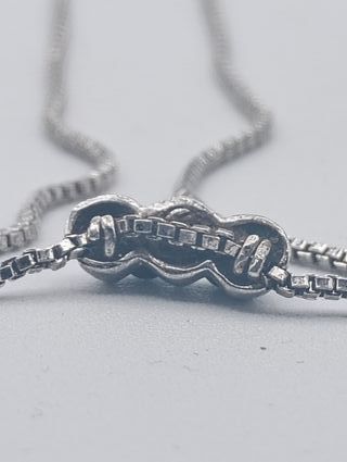 Pulsera de cadena de plata