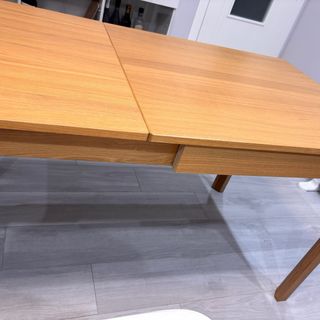 Mesa de comedor extensible madera