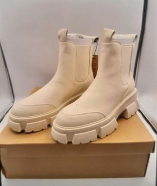 Botas Steve Madden bege tam 38