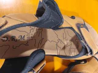 Sandalias Hombre Beige Marrón Nuevas
