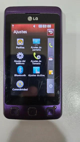 Móvil LG KP505 Morado