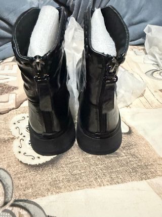 Botines de piel de vaca mujer