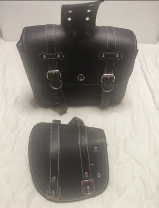 Bolsas de sillín grandes para moto