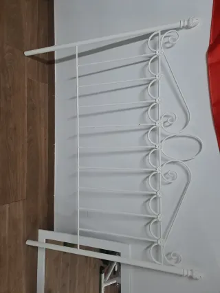 Cabecero Forja Blanco 1.50