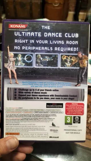Xbox 360 Dance Evolution Kinect Promocional