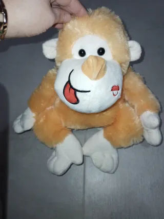Peluche scimmia morbida