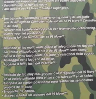 "NUEVO" 2 Escopetas juegos PS3-4-5