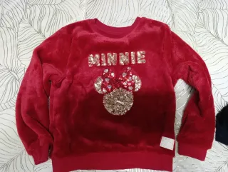 Felpa Minnie Mouse Rossa