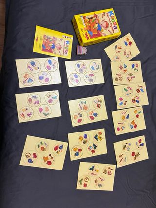 Lote de 7 juegos de mesa infantiles + 2 libros