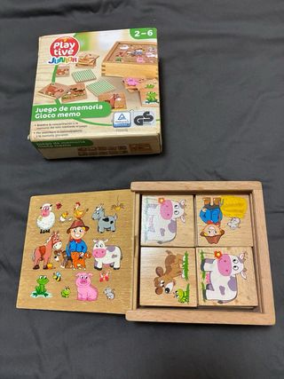 Lote de 7 juegos de mesa infantiles + 2 libros