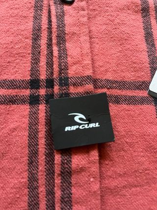 Camisa Rip Curl Boy Xadrez Vermelha M