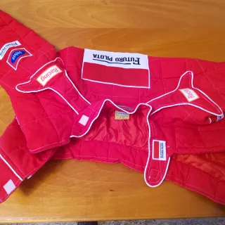 Giacca rossa Driver stile racing