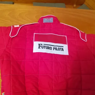 Giacca rossa Driver stile racing