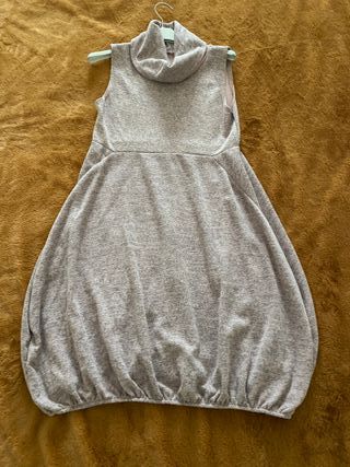 Vestito a palloncino mélange