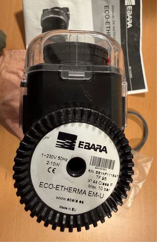 Bomba Ebara ACS Programador Horario